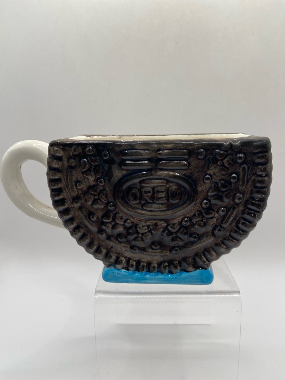 Vintage Nabisco Classics Collection Ceramic Oreo Coolie Dunking Mug Black White